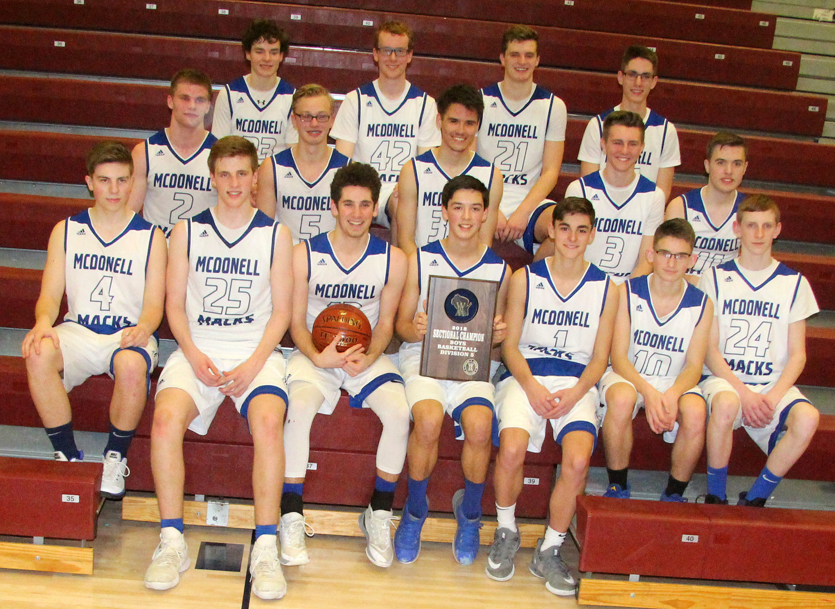 McDonell boys basketball vs South Shore at Spooner 3-10-18